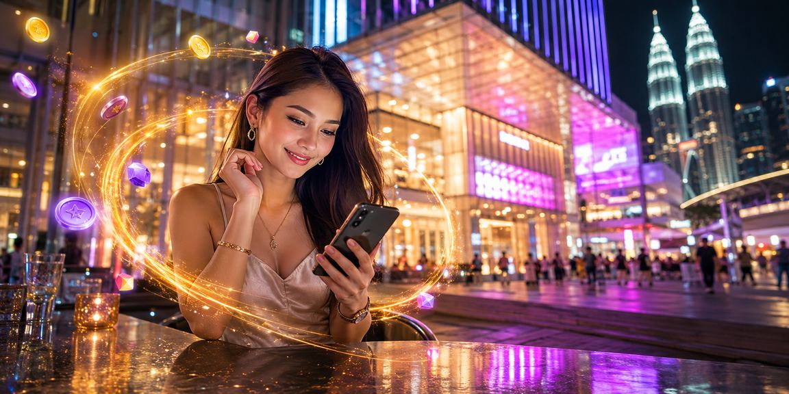 Pemain bola sepak di Kuala Lumpur membuat deposit MYR untuk taruhan melalui telefon
